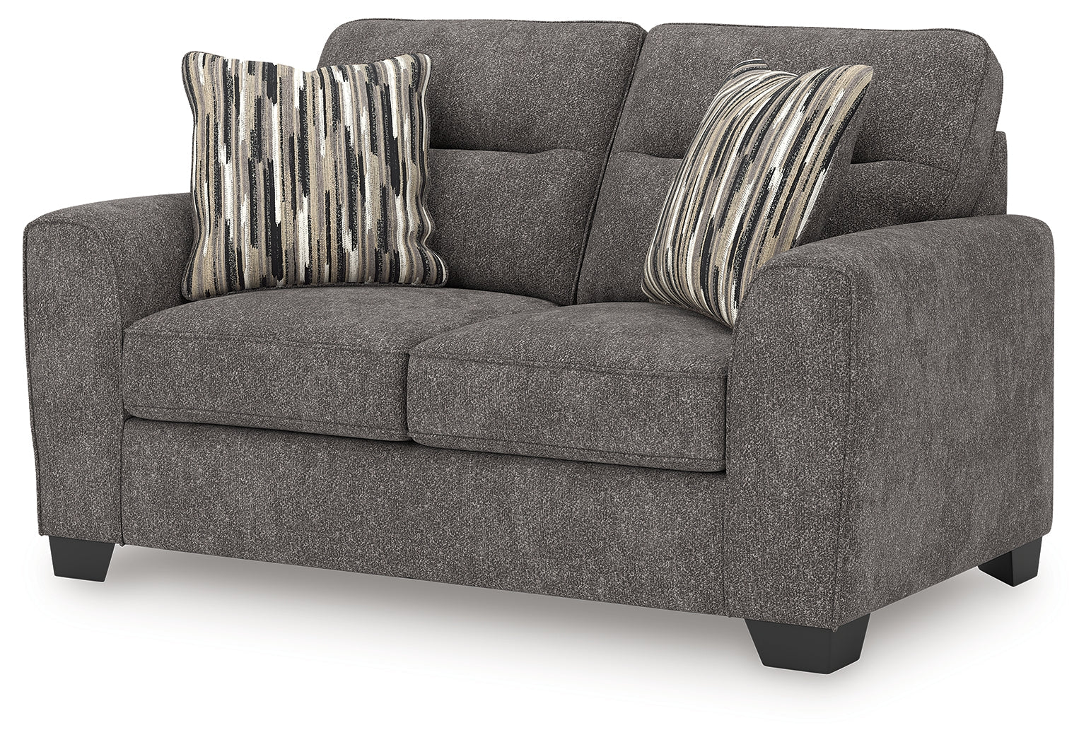 Olten Graphite Loveseat (Online Special Price) - Ornate Home