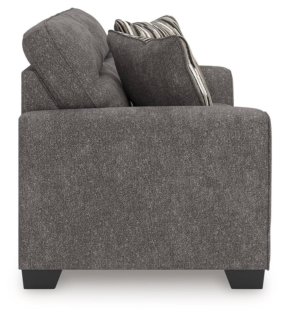 Olten Graphite Loveseat (Online Special Price) - Ornate Home