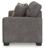Olten Graphite Loveseat - Ornate Home