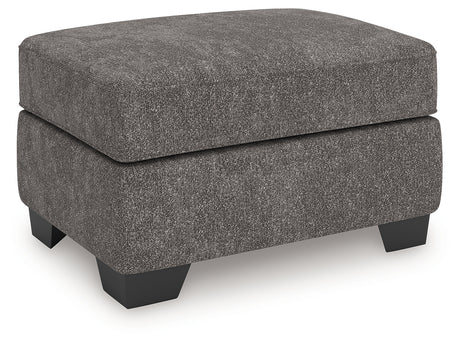 Olten Graphite Ottoman - Ornate Home