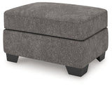 Olten Graphite Ottoman - Ornate Home