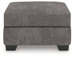Olten Graphite Ottoman - Ornate Home