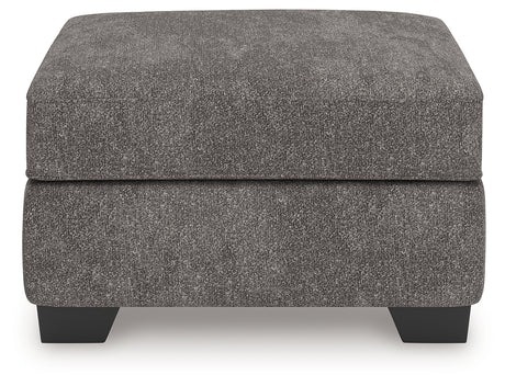 Olten Graphite Ottoman - Ornate Home
