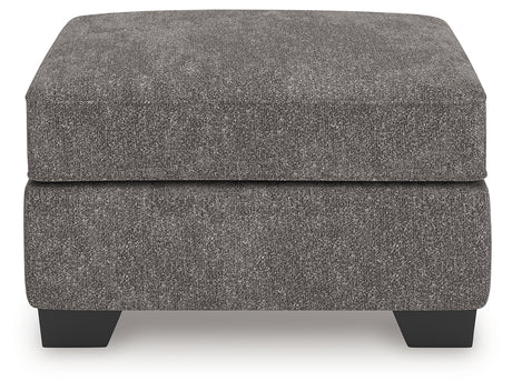 Olten Graphite Ottoman - Ornate Home