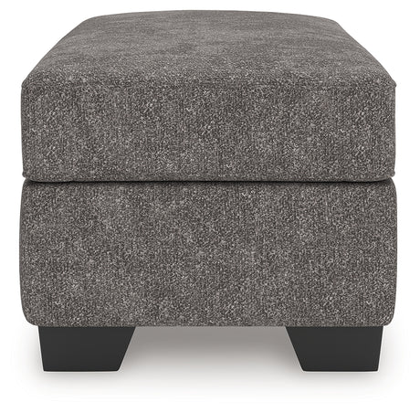Olten Graphite Ottoman - Ornate Home