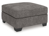 Olten Graphite Oversized Accent Ottoman (Online Special Price) - Ornate Home
