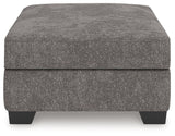 Olten Graphite Oversized Accent Ottoman (Online Special Price) - Ornate Home