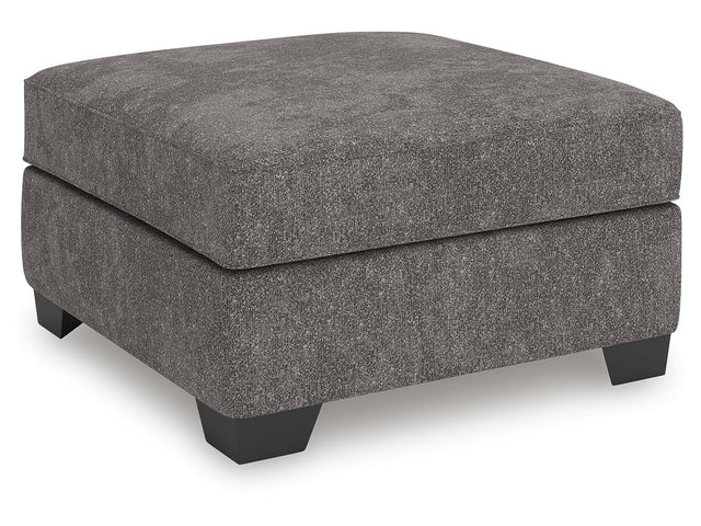 Olten Graphite Oversized Accent Ottoman - Ornate Home