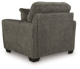 Olten Graphite Oversized Chair and Accent Ottoman (Online Special Price) - Ornate Home