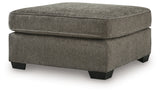 Olten Graphite Oversized Chair and Accent Ottoman - Ornate Home