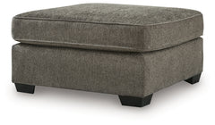 Olten Graphite Oversized Chair and Accent Ottoman - Ornate Home