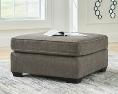 Olten Graphite Oversized Chair and Accent Ottoman - Ornate Home