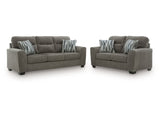 Olten Graphite Sofa and Loveseat - Ornate Home