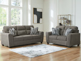 Olten Graphite Sofa and Loveseat - Ornate Home