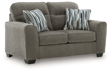 Olten Graphite Sofa and Loveseat - Ornate Home