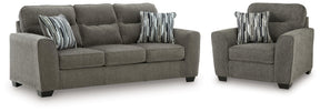 Olten Graphite Sofa and Oversized Chair - Ornate Home