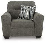 Olten Graphite Sofa and Oversized Chair - Ornate Home