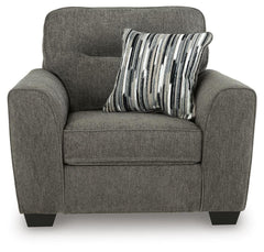 Olten Graphite Sofa and Oversized Chair - Ornate Home