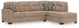 Olten Mocha 2-Piece Sectional with Chaise (Online Special Price) - Ornate Home