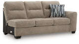 Olten Mocha 2-Piece Sectional with Chaise and Ottoman (Online Special Price) - Ornate Home