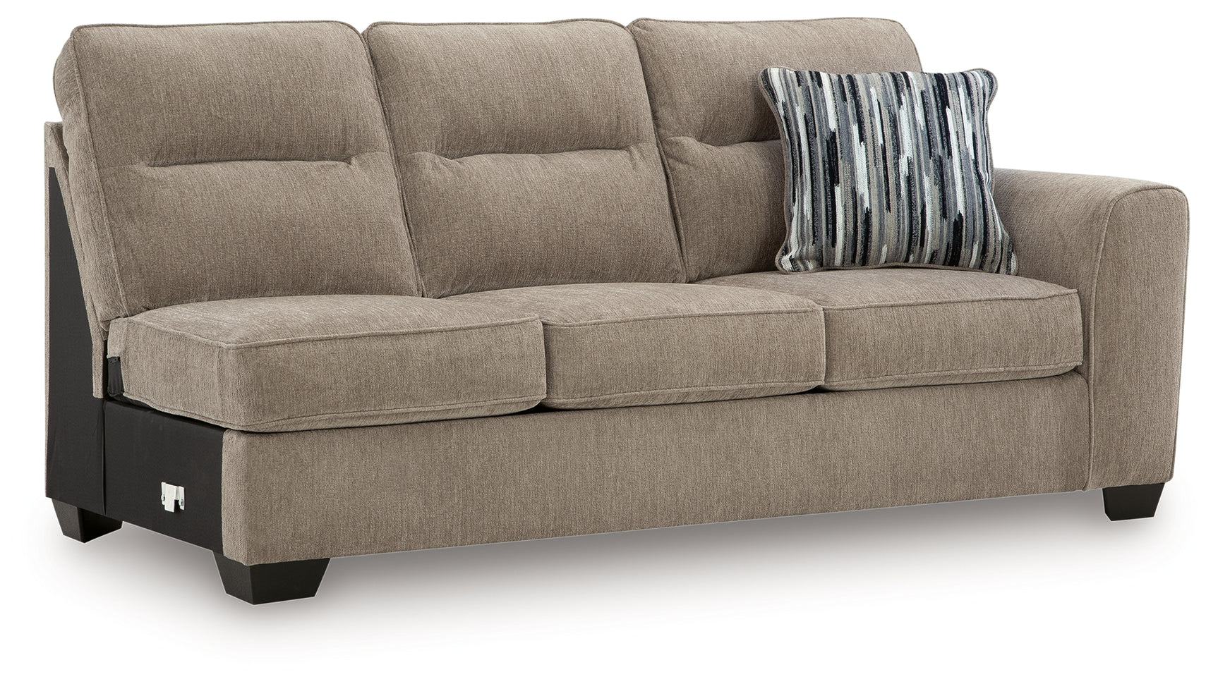 Olten Mocha 2-Piece Sectional with Chaise and Ottoman (Online Special Price) - Ornate Home