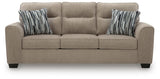 Olten Mocha 2 Sofas and Ottoman - Ornate Home