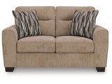 Olten Mocha Loveseat (Online Special Price) - Ornate Home