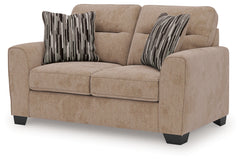 Olten Mocha Loveseat - Ornate Home