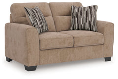 Olten Mocha Loveseat - Ornate Home