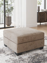 Olten Mocha Oversized Accent Ottoman - Ornate Home