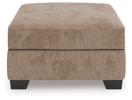 Olten Mocha Oversized Accent Ottoman - Ornate Home