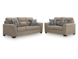 Olten Mocha Sofa and Loveseat - Ornate Home