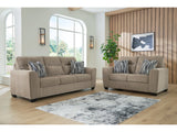 Olten Mocha Sofa and Loveseat - Ornate Home