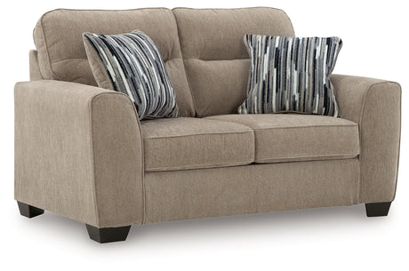 Olten Mocha Sofa and Loveseat - Ornate Home