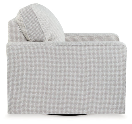 Olwenburg Taupe Swivel Accent Chair - Ornate Home