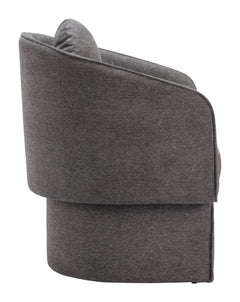 Olya Truffle Gray Accent Chair - Ornate Home
