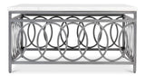 Olympia Black Square Coffee Table - Ornate Home