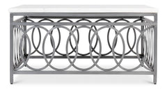Olympia Black Square Coffee Table - Ornate Home