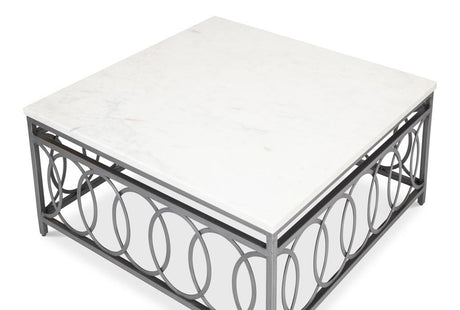 Olympia Black Square Coffee Table - Ornate Home