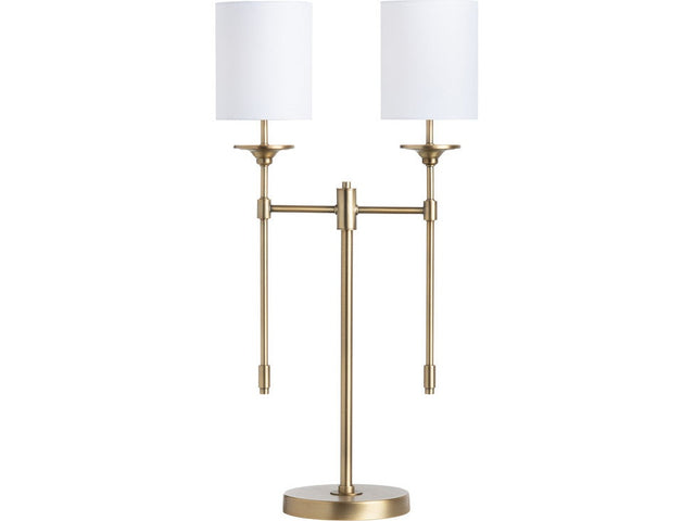 Olympia Gold Double Table Lamp (Set of 2) - Ornate Home