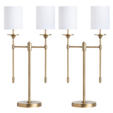 Olympia Gold Double Table Lamp (Set of 2) - Ornate Home