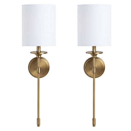 Olympia Gold Wall Sconce (Set of 2) - Ornate Home