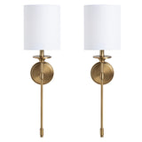 Olympia Gold Wall Sconce (Set of 2) - Ornate Home