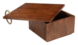 Omaga Walnut Storage Coffee Table - Ornate Home