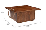 Omaga Walnut Storage Coffee Table - Ornate Home