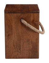 Omaga Walnut Storage Side Table - Ornate Home