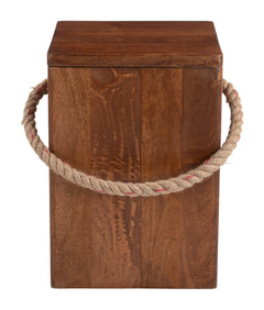 Omaga Walnut Storage Side Table - Ornate Home