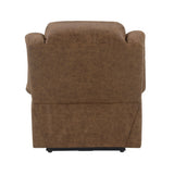 Omarion Brown Power Recliner W/Lift & Heating & Massage - Ornate Home