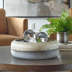 Ombra Bronze/Silver Modern Bowl - Ornate Home