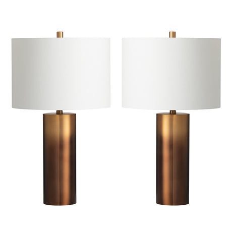 Ombre Bronze Table Lamp (Set of 2) - Ornate Home